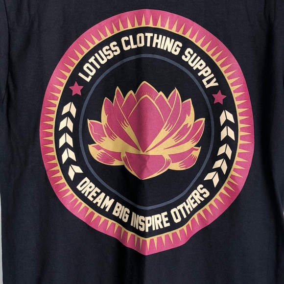 Lotus Flower ‘Dream Big Inspire Others’ LOTUSS Tee - Picture 3 of 7